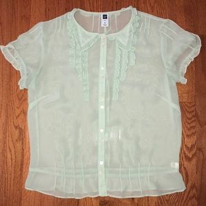 Gap Sheer Blouse